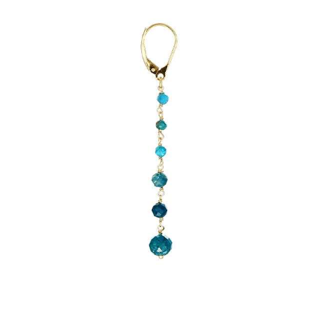 Earrings Io & Te  Woman in Silver Apatite ORMSAAPDO - ORMSAAPDO